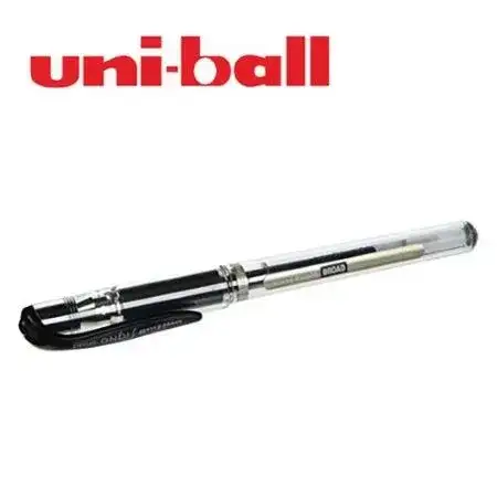 Lapicera Roller Uni Ball UM-153 board Gel 1mm Negro Grip de caucho